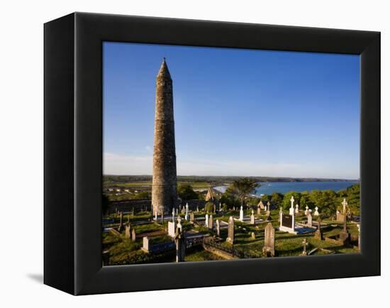 12th Century Round Tower, St Declan's Cathedral, Ardmore, Co Waterford, Ireland-null-Framed Premier Image Canvas