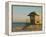 12th Street Lifeguard Station at Sunset, South Beach, Miami, Florida, USA-Nancy & Steve Ross-Framed Premier Image Canvas