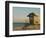 12th Street Lifeguard Station at Sunset, South Beach, Miami, Florida, USA-Nancy & Steve Ross-Framed Photographic Print