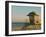 12th Street Lifeguard Station at Sunset, South Beach, Miami, Florida, USA-Nancy & Steve Ross-Framed Photographic Print