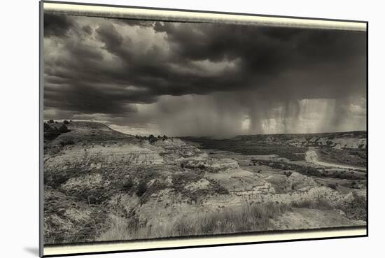 1306 Badlands B&W-Gordon Semmens-Mounted Photographic Print