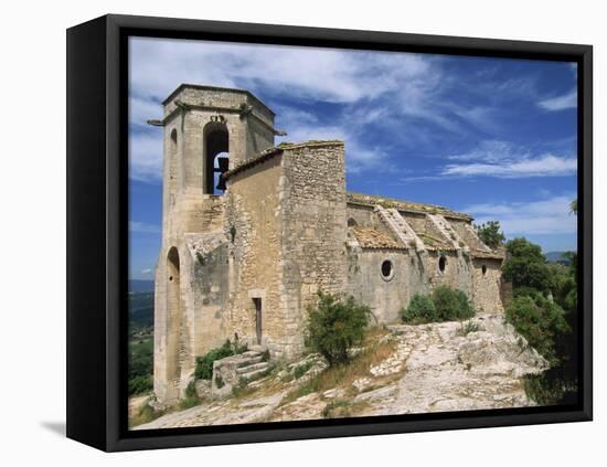 13th Century Church in the Village of Oppede Le Vieux, in the Luberon, Provence, France, Europe-Thouvenin Guy-Framed Premier Image Canvas