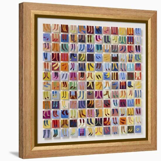 144 Old Masters' Feet, 2016-Holly Frean-Framed Premier Image Canvas