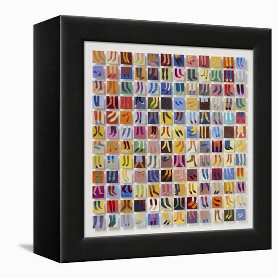 144 Old Masters' Feet, 2016-Holly Frean-Framed Premier Image Canvas