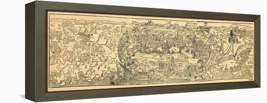 1486, Israel, Jordania, Palestinian Territories-null-Framed Premier Image Canvas