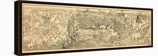 1486, Israel, Jordania, Palestinian Territories-null-Framed Premier Image Canvas