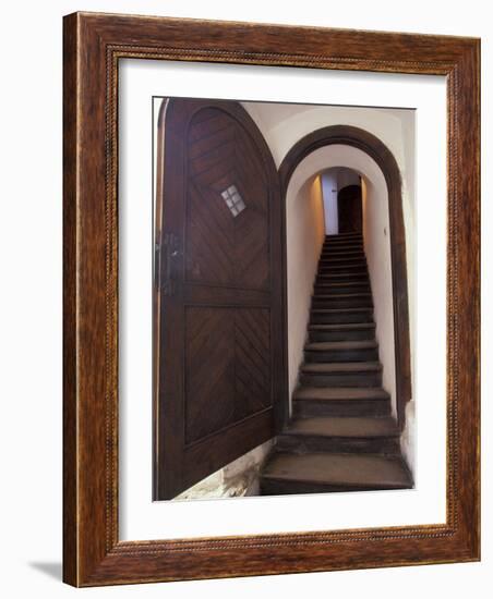 14th Century Bran Castle Detail, Brasov Region, Romania-Gavriel Jecan-Framed Photographic Print