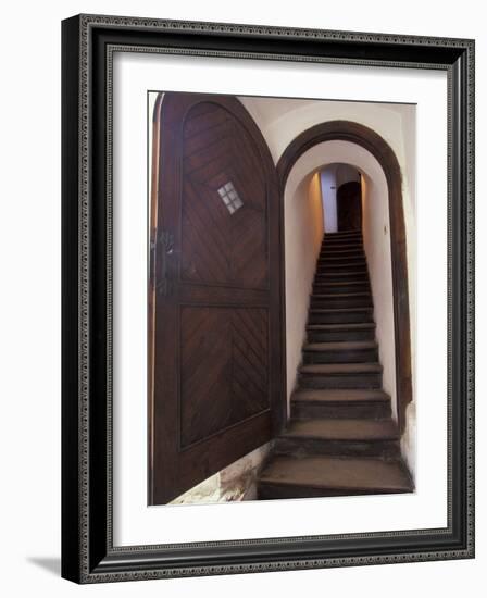 14th Century Bran Castle Detail, Brasov Region, Romania-Gavriel Jecan-Framed Photographic Print