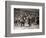 15 American Soldiers Playing Baseball Amid the Ruins of Liverpool, England 1943-null-Framed Photographic Print