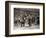 15 American Soldiers Playing Baseball Amid the Ruins of Liverpool, England 1943-null-Framed Photographic Print