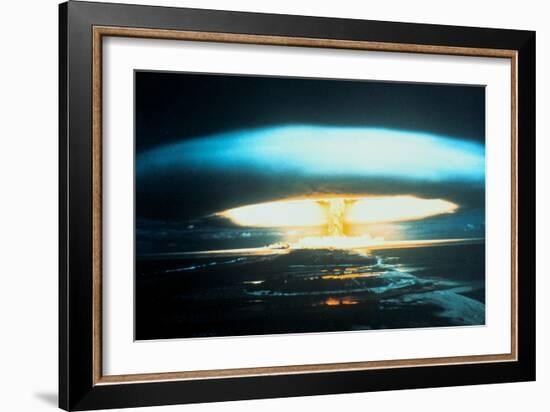 150-Megaton Thermonuclear Explosion, Bikini Atoll, 1 March 1954-null-Framed Photographic Print