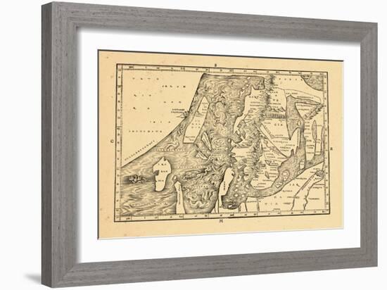 1532, Denmark, Norway, Sweden-null-Framed Giclee Print