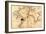 1544 Nautical Map of the Atlantic Ocean-null-Framed Art Print