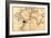 1544 Nautical Map of the Atlantic Ocean-null-Framed Art Print