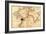 1544 Nautical Map of the Atlantic Ocean-null-Framed Art Print