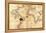 1544 Nautical Map of the Atlantic Ocean-null-Framed Stretched Canvas