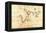 1544 Nautical Map of the Indian Ocean with Terra Incognito or Unknown Land-null-Framed Stretched Canvas