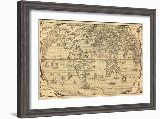 1562, World-null-Framed Giclee Print