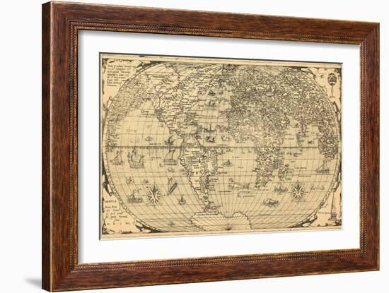 1562, World-null-Framed Giclee Print