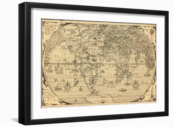 1562, World-null-Framed Giclee Print