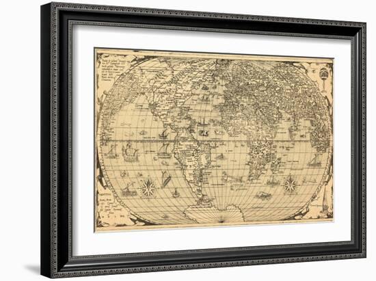 1562, World-null-Framed Giclee Print