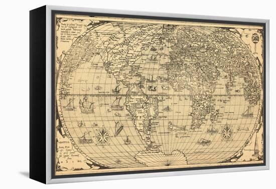 1562, World-null-Framed Premier Image Canvas