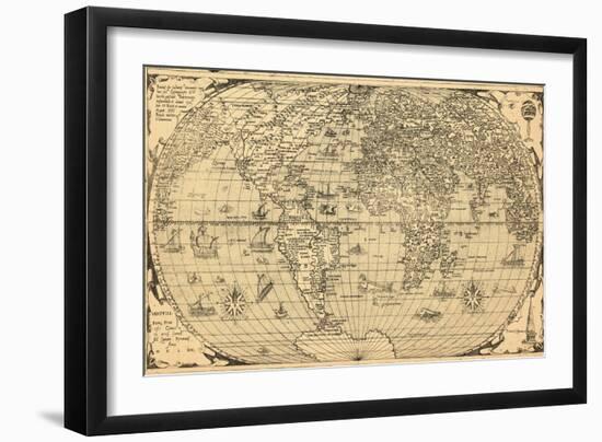 1562, World-null-Framed Giclee Print