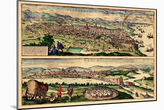 1572, Barcelona, Spain-null-Mounted Giclee Print