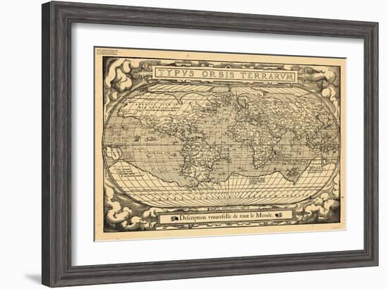 1575, World-null-Framed Giclee Print