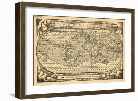 1575, World-null-Framed Giclee Print