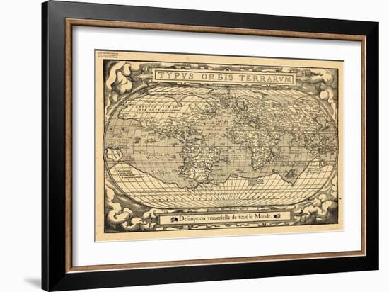 1575, World-null-Framed Giclee Print