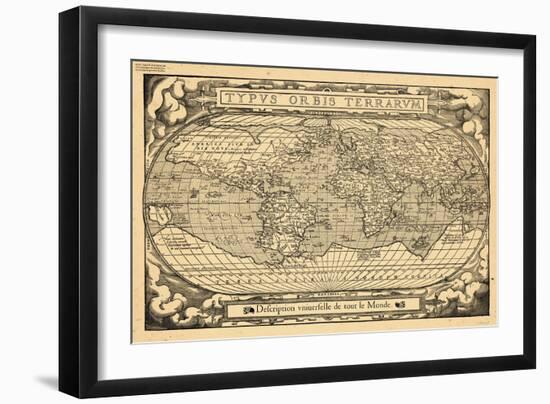 1575, World-null-Framed Giclee Print