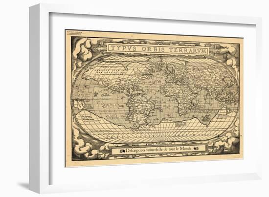 1575, World-null-Framed Giclee Print