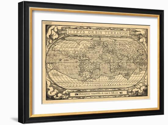 1575, World-null-Framed Giclee Print