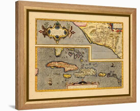 1579, West Indies-null-Framed Premier Image Canvas