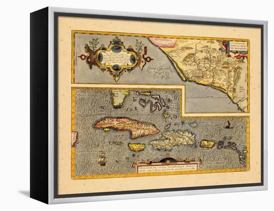 1579, West Indies-null-Framed Premier Image Canvas