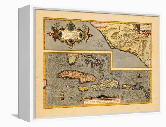 1579, West Indies-null-Framed Premier Image Canvas