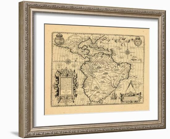 1592, Mexico, Central America, South America-null-Framed Giclee Print