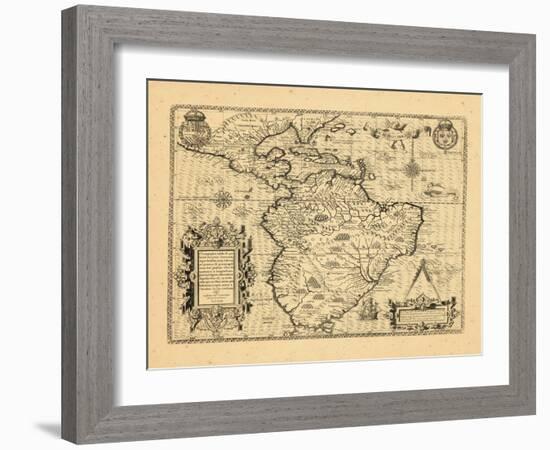 1592, Mexico, Central America, South America-null-Framed Giclee Print