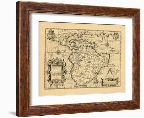 1592, Mexico, Central America, South America-null-Framed Giclee Print