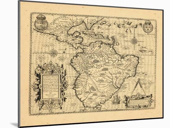 1592, Mexico, Central America, South America-null-Mounted Giclee Print