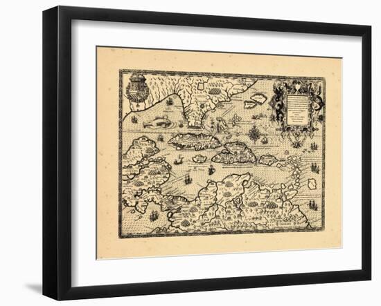 1594, West Indies-null-Framed Giclee Print