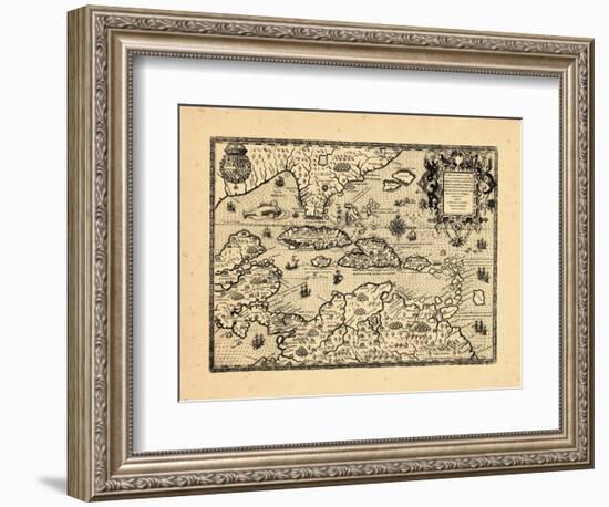 1594, West Indies-null-Framed Giclee Print