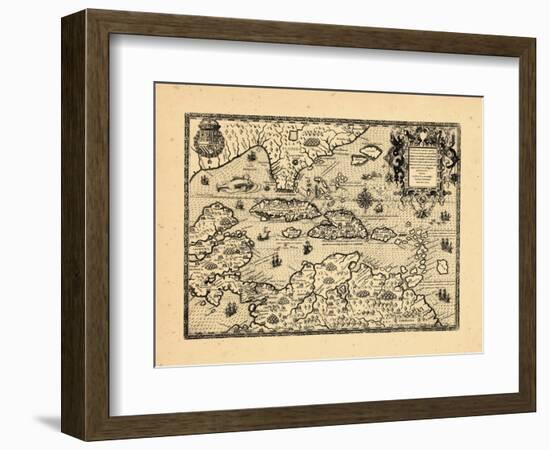 1594, West Indies-null-Framed Giclee Print