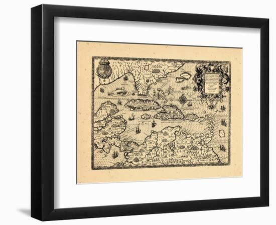 1594, West Indies-null-Framed Giclee Print