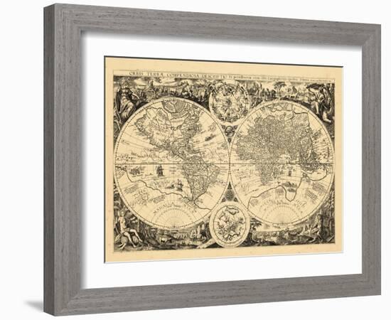 1596, World-null-Framed Giclee Print