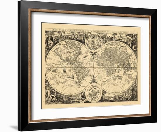 1596, World-null-Framed Giclee Print