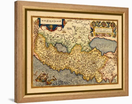 1598, Israel, Jordania, Palestinian Territories-null-Framed Premier Image Canvas