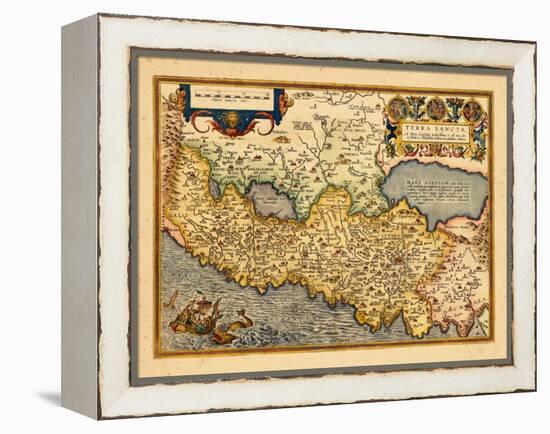 1598, Israel, Jordania, Palestinian Territories-null-Framed Premier Image Canvas