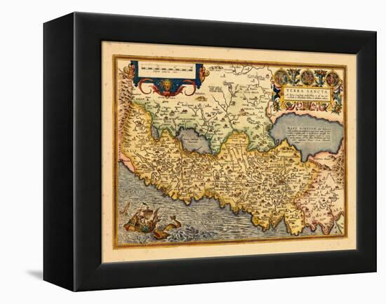 1598, Israel, Jordania, Palestinian Territories-null-Framed Premier Image Canvas